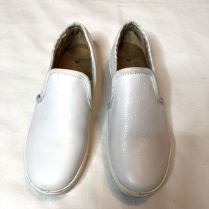 Nurse mates white nursing slip on shoes